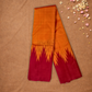 Silk Mark Certifed Handloom Kanjivaram Silk Saree  |  Fire Orange