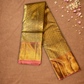Silk Mark Certified Handloom Kanjivaram Silk Saree  |  Golden Yellow
