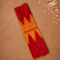 Silk Mark Certifed Handloom Kanjivaram Silk Saree  |  Fire Orange