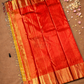 Silk Mark Certified Handloom Kanjivaram Silk Saree  |  Olive Green