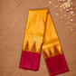 Silk Mark Certified Handloom Kanjivaram Silk Saree  |  Mustard Yellow