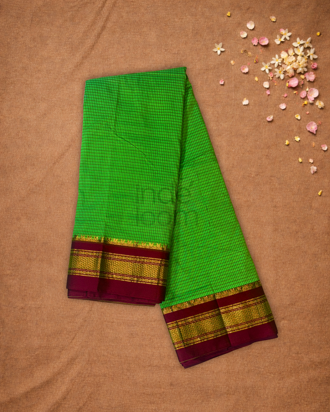 Traditional viscose Saree  |  Maroon Red