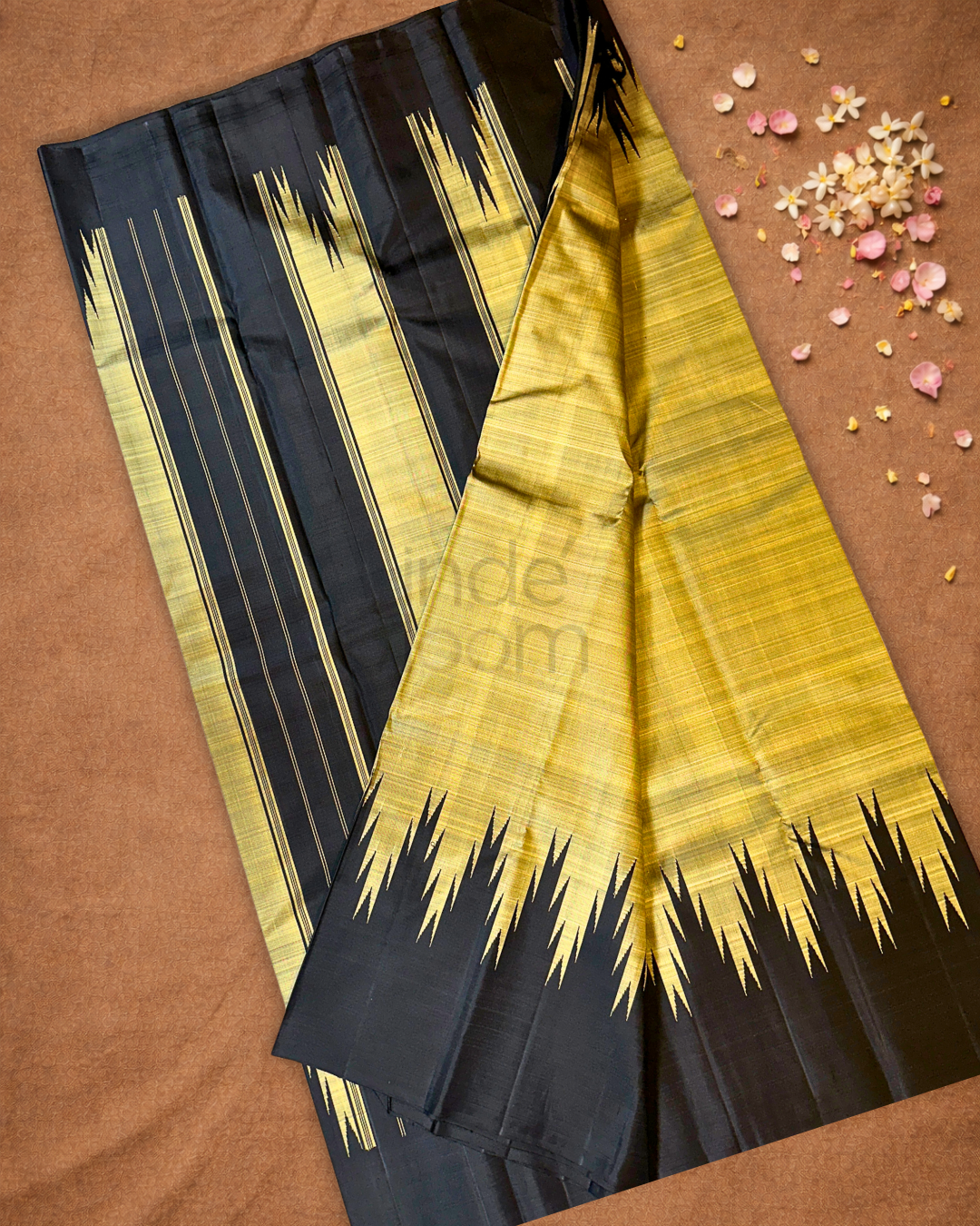 Kanjivaram Saree With Aqua Green