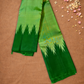 Silk Mark Certified Handloom Kanjivaram Silk Saree  |  Lime Green