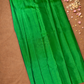 Silk Mark Certified Handloom Kanjivaram Silk Saree  |  Lime Green