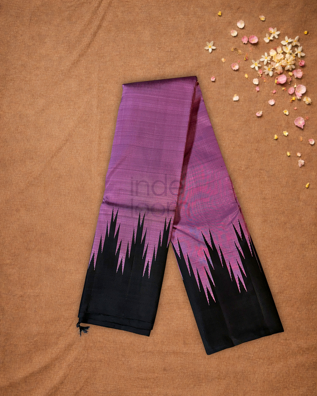 Silk Mark Certified Handloom Kanjivaram silk Saree  |  Amethyst Purple
