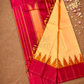 Silk Mark Certified Handloom Kanjivaram Silk Saree  |  Mustard Yellow