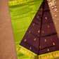 Handloom Korvai Silk Cotton Saree  |  Berry Pink