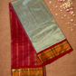 Pure Handloom Korvai Saree | Pista Green