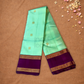 Silk Mark Certified Handloom Kanjivaram Silk Saree  |  Mint Green