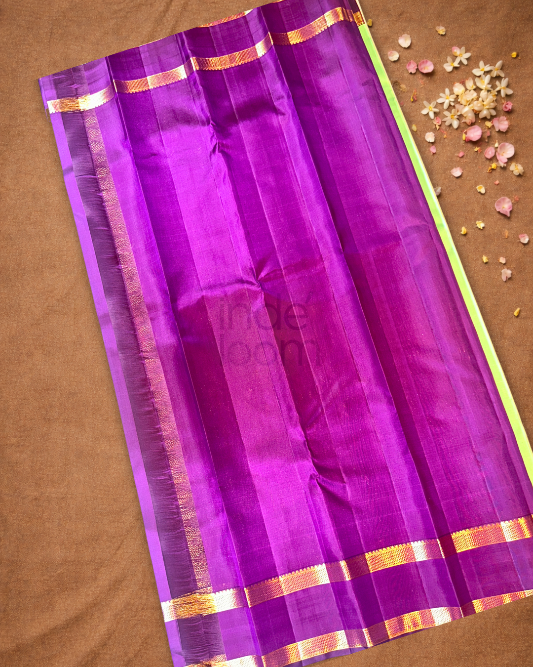 Silk Mark Certified Handloom Kanjivaram Silk Saree  |  Mint Green