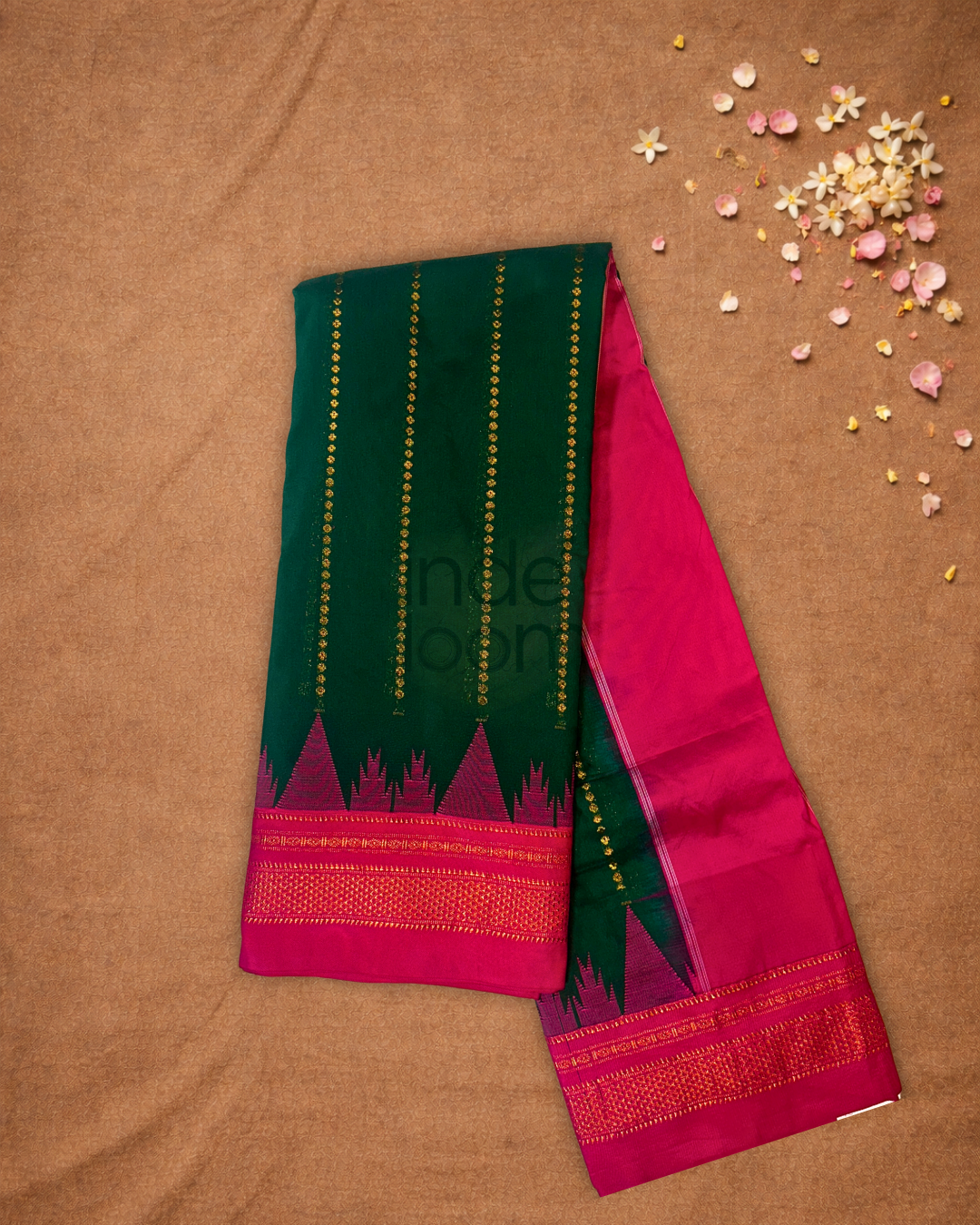 Traditional viscose Saree  |  Deep Teal