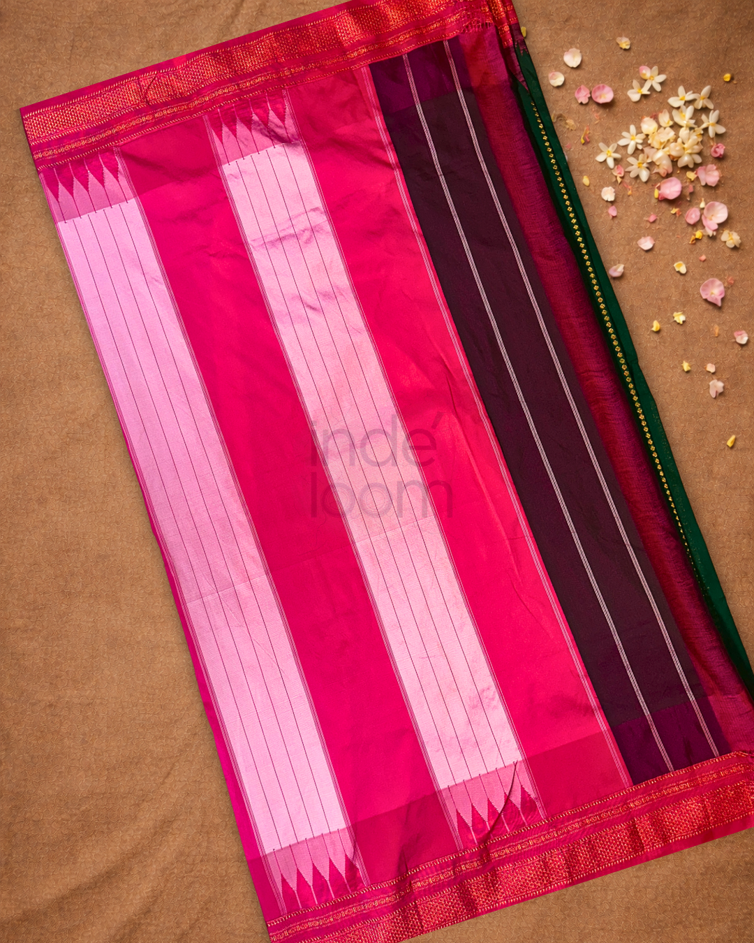 Traditional viscose Saree  |  Deep Teal