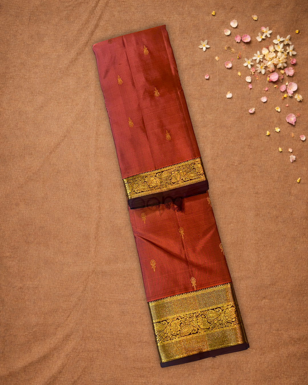 Kanjivaram Saree With Pastel Red