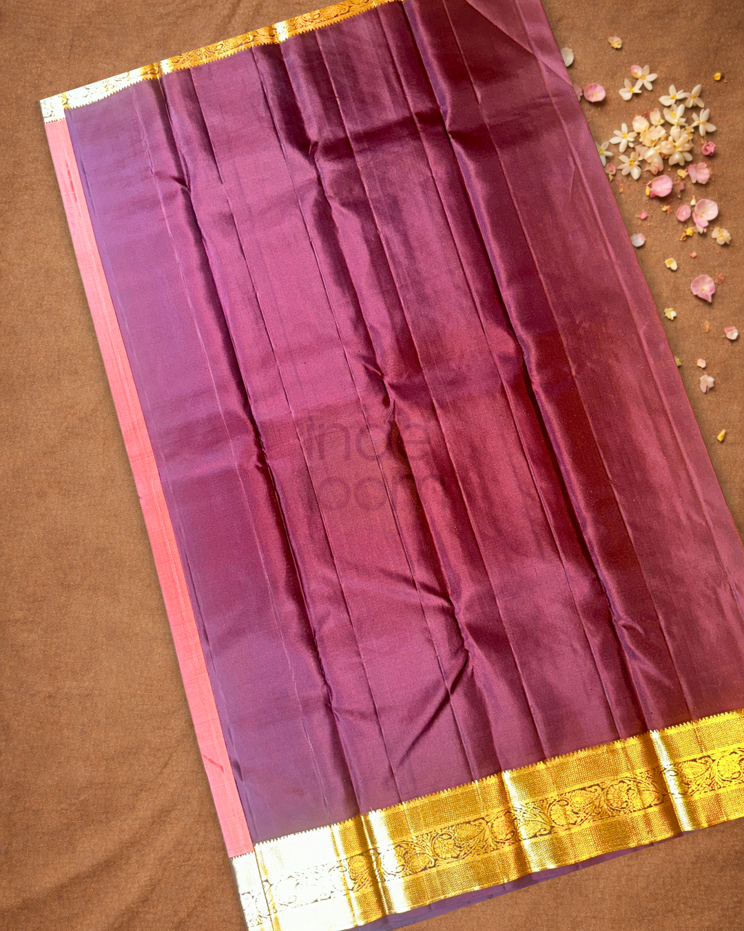 Kanjivaram Saree With Pastel Red