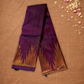 Silk Mark Certified Handloom Kanjivaram silk Saree  |  Grape Purple