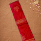 Silk Mark Certified Handloom Kanjivaram Silk Saree  |  Classic Red