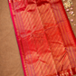 Silk Mark Certified Handloom Kanjivaram Silk Saree  |  Classic Red