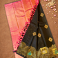 Kanjivaram Saree With Coal Black