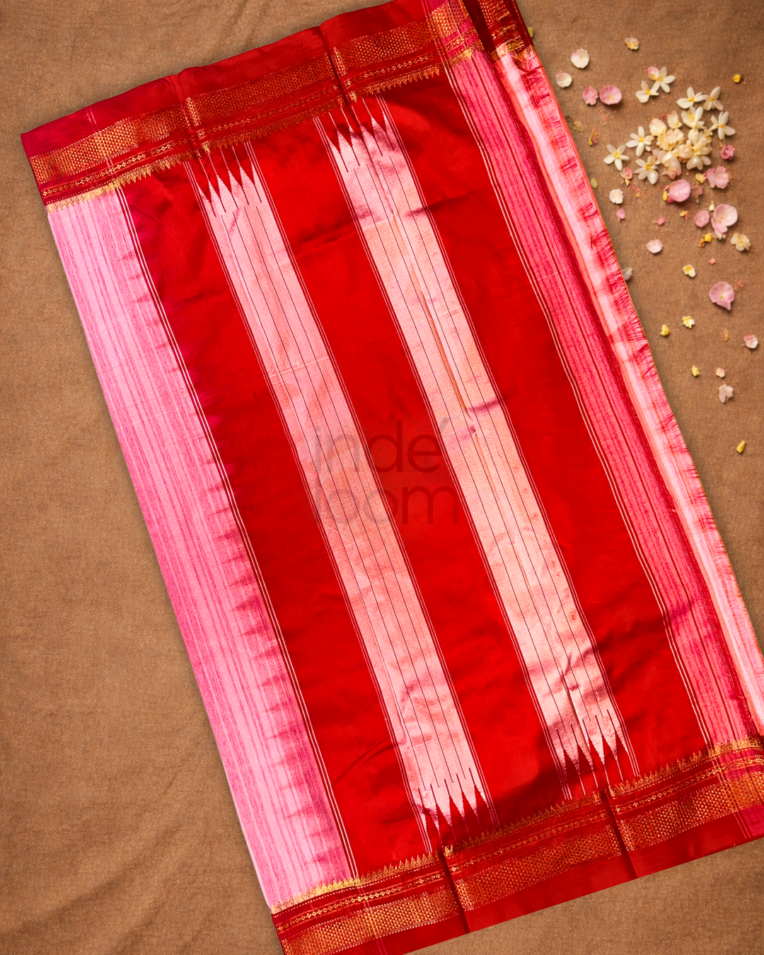 Traditional viscose Saree  |  Rose Pink