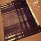 Handloom Korvai Silk Cotton Saree  |  Champagne Beige