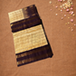 Handloom Korvai Silk Cotton Saree  |  Champagne Beige