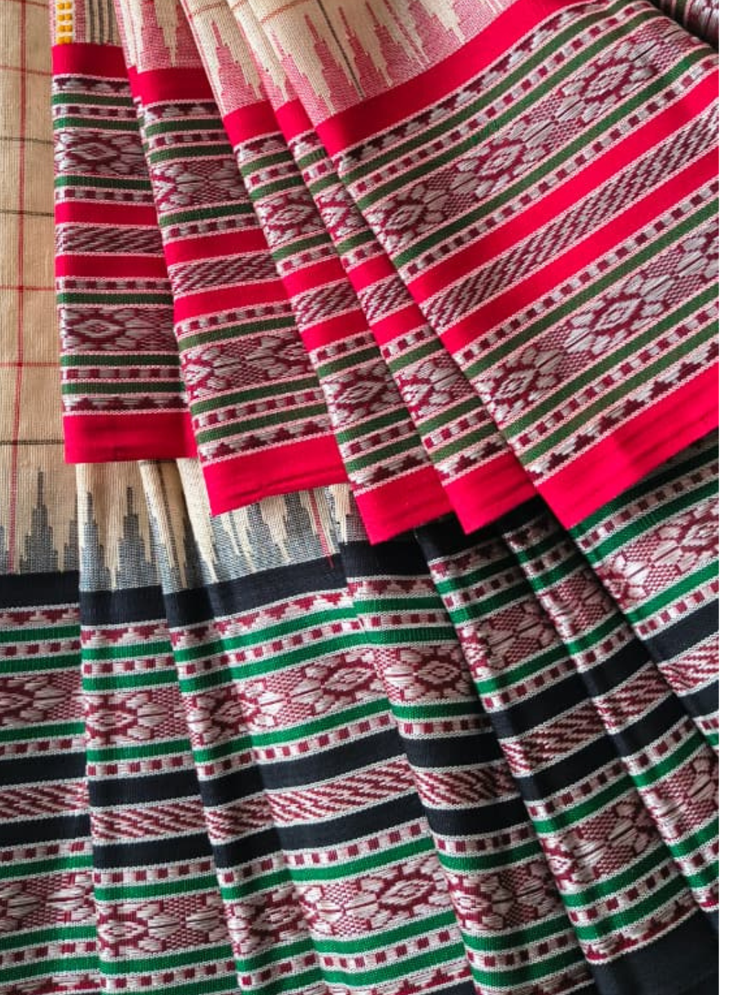 Handwoven Pure Vidarbha Tussar Silk Saree  |  Pale Brown