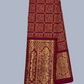 Pure Handwoven Kanchi Silk Saree In Coral Pink -216