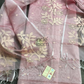 Muslin Jamdani 2-Piece Set Kurti & Dupatta (UNSTITCHED) - Light Pink-918