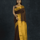 Pure Handloom Korvai Saree | Lakshadeepam | Olive Green