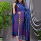 Berry Blue Linen X Linen 2-Piece Set Kurti & Dupatta (UNSTITCHED) - 131