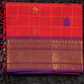 Kanchi Cotton|slightlydarker red & purple