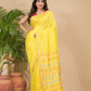 Matka Silk Jamdani Saree With Golden Yellow - 020