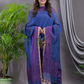 Berry Blue Linen X Linen 2-Piece Set Kurti & Dupatta (UNSTITCHED) - 131