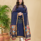 Wine Purple Sequin Paithani Jamdani 2-Piece Set Kurti & Dupatta (UNSTITCHED) -906