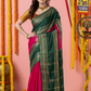 Classic Mysore Semi Silk Saree | Dark Green
