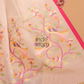 Jamdani Saree With Burgundy Beige Brown - 162