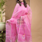Baby Pink Jamdani 2-Piece Set Kurti & Dupatta (UNSTITCHED) -649