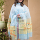 Light Blue Jamdani 2-Piece Set Kurti & Dupatta (UNSTITCHED) -650