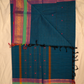 Kanchi Cotton|Aqua Blue & Purple