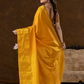 Classic Mysore Semi Silk Saree | Mustard Gold