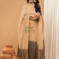 Sand Brown Jamdani 2-Piece Set Kurti & Dupatta (UNSTITCHED) - 141