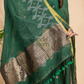 Pine Green Linen X Line 2-Piece Set Kurti & Dupatta (UNSTITCHED) - 004