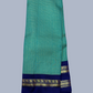 Pure Handwoven Gadwal Silk Saree With Ocean Blue-034
