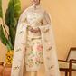 Classic Kota Doria Cotton Unstitched 2-Piece Kurti | Off-White
