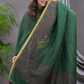 Pine Green Linen X Linen 2-Piece Set Kurti & Dupatta (UNSTITCHED) - 133