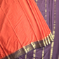 Classic Mysore Silk Saree  |  Rust Orange