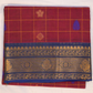 Kanchi Cotton|maroon & oil blue