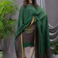Pine Green Linen X Linen 2-Piece Set Kurti & Dupatta (UNSTITCHED) - 133