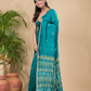 Matka Silk Jamdani Saree With Teal Green - 018